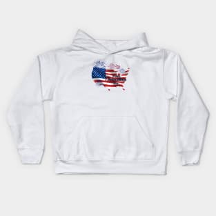 4th July Independece Day Kids Hoodie